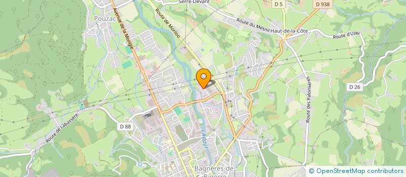 localisation de l'entreprise STEPHARO  BAGNERES-DE-BIGORRE