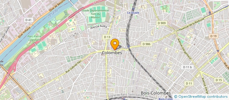 localisation de l'entreprise STEPHAUD à COLOMBES