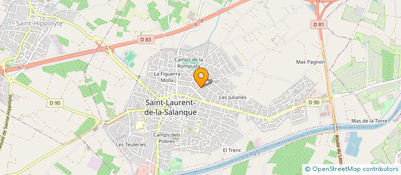 localisation de l'entreprise STEPHAURE  SAINT-LAURENT-DE-LA-SALANQUE