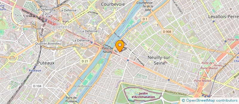 localisation de l'entreprise STEPHEN CHOISET SASU à NEUILLY-SUR-SEINE