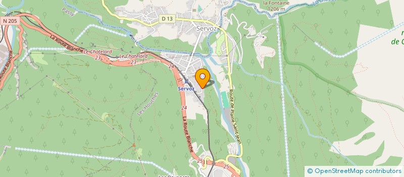 localisation de l'entreprise STEPHEN HORNE  LES HOUCHES