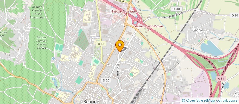 localisation de l'entreprise STEPHENS & TERROIRS à BEAUNE