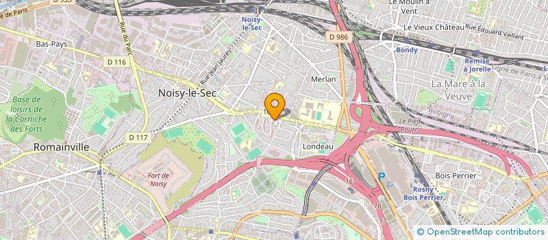 localisation de l'entreprise STEPHENSON TELECOM à NOISY-LE-SEC