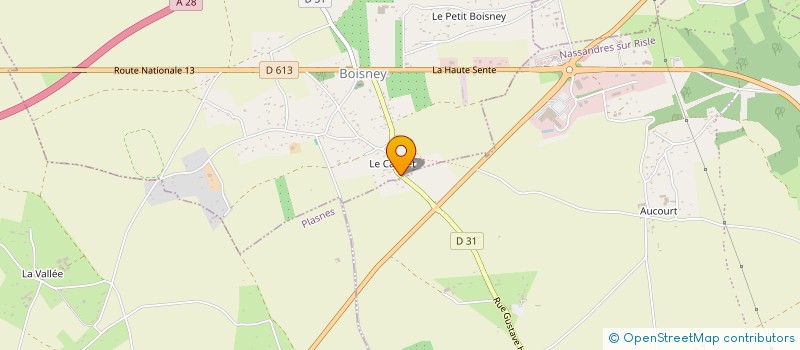 localisation de l'entreprise STEPHETEX à BOISNEY