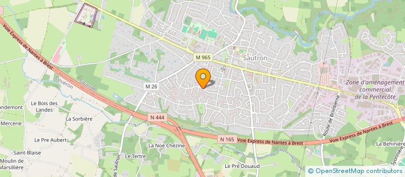 localisation de l'entreprise STEPHETVALI à SAUTRON