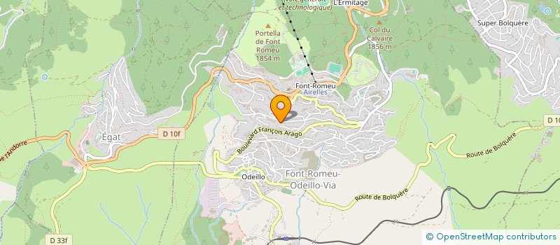 localisation de l'entreprise STEPHI  FONT-ROMEU-ODEILLO-VIA