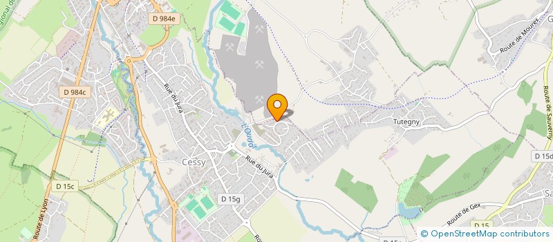 localisation de l'entreprise STEPHI CRISTAL  CESSY