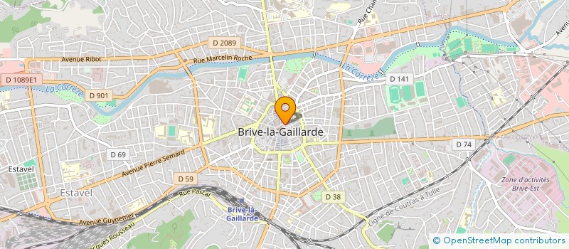 localisation de l'entreprise STEPHICALINE à BRIVE-LA-GAILLARDE