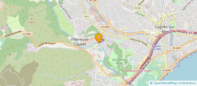 localisation de l'entreprise STEPHIE à VILLENEUVE-LOUBET