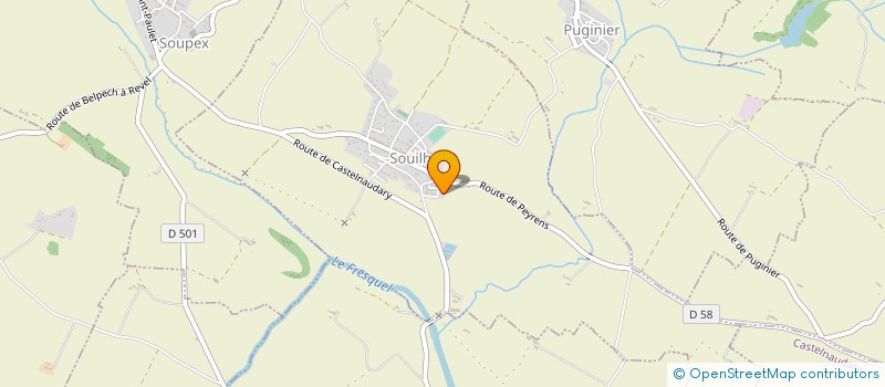 localisation de l'entreprise STEPHIL à CASTELNAUDARY