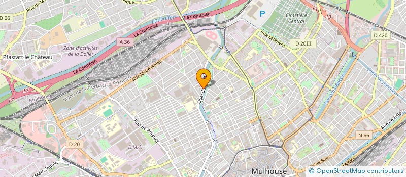 localisation de l'entreprise STEPHIL  MULHOUSE