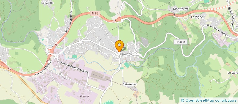localisation de l'entreprise STEPHIL à LE MONTEIL