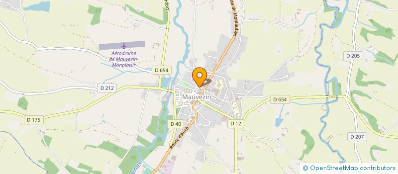 localisation de l'entreprise STEPHIL.BOUCHERIE  MAUVEZIN