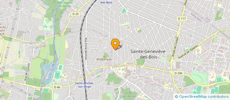 localisation de l'entreprise STEPHIMMO à SAINTE-GENEVIEVE-DES-BOIS