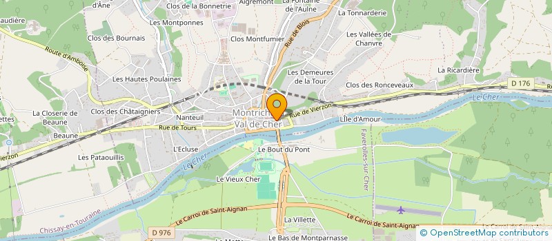 localisation de l'entreprise STEPHINE  MONTRICHARD-VAL-DE-CHER