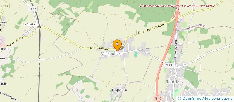 localisation de l'entreprise STEPHIRES à AUSSAC-VADALLE