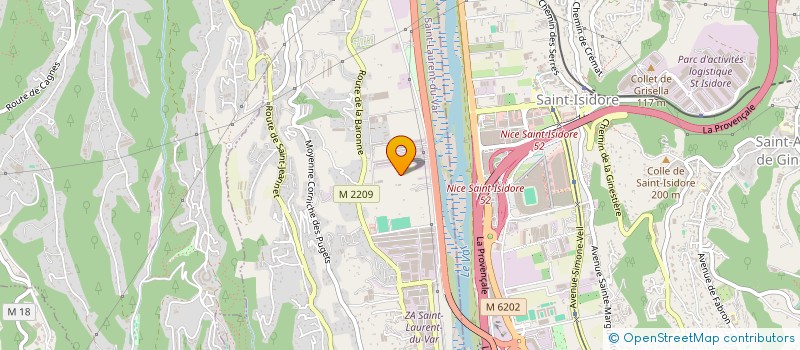 localisation de l'entreprise STEPHIS  SAINT LAURENT DU VAR