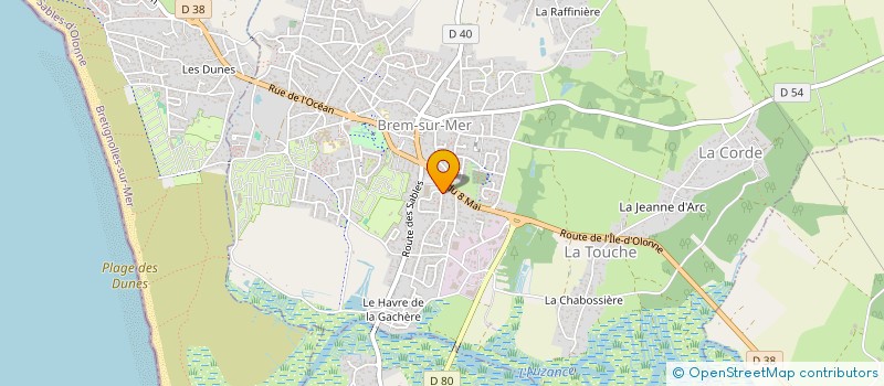 localisation de l'entreprise STEPHITEL à BREM-SUR-MER