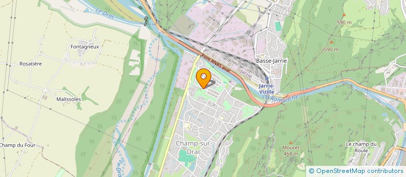 localisation de l'entreprise STEPHKATH ANIMATION  CHAMP-SUR-DRAC