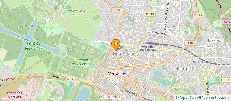 localisation de l'entreprise STEPHLINE à VERSAILLES