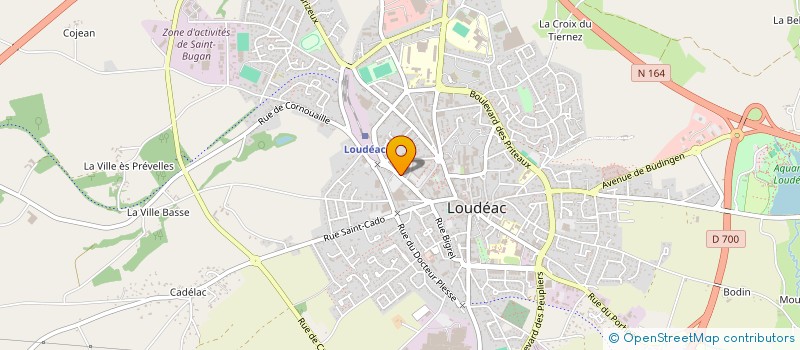 localisation de l'entreprise STEPHYANN IMMOBILIER à LOUDEAC