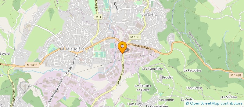 localisation de l'entreprise STEPHYDENT à SORBIERS