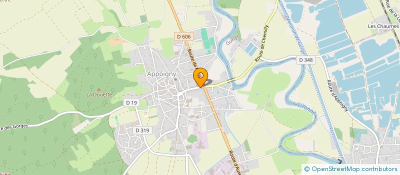 localisation de l'entreprise STEPI  APPOIGNY