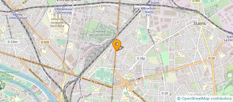 localisation de l'entreprise STEPIC à PIERREFITTE-SUR-SEINE