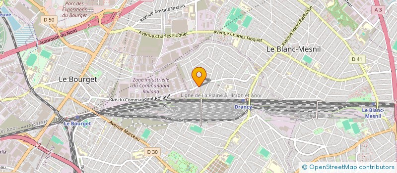 localisation de l'entreprise STEPIEN SARL à DRANCY
