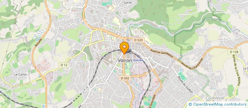 localisation de l'entreprise STEPIEN TRICHON  VOIRON