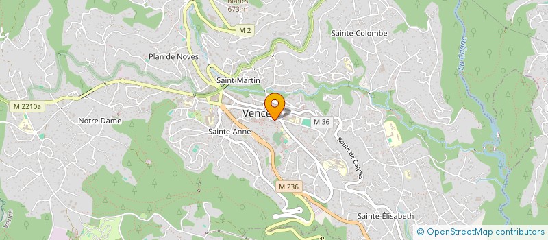 localisation de l'entreprise STEPIMMOBILIAR  VENCE