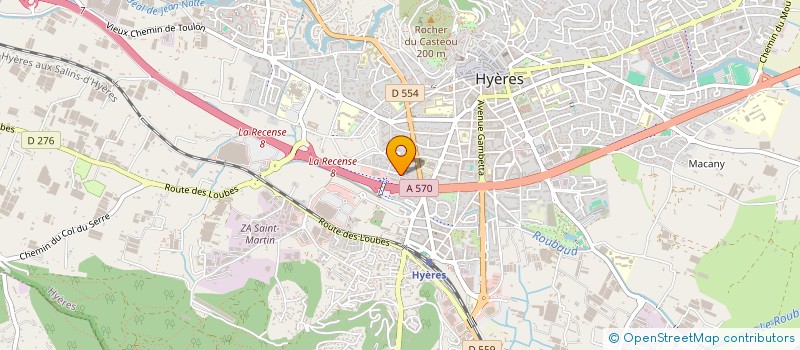 localisation de l'entreprise STEPIXA à HYERES