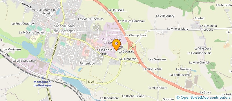 localisation de l'entreprise STEPIZEN à MONTAUBAN-DE-BRETAGNE