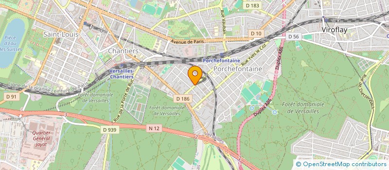 localisation de l'entreprise STEPLINE CONSEIL  VERSAILLES