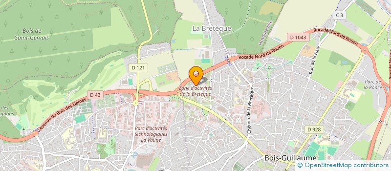 localisation de l'entreprise STEPMAT à BOIS-GUILLAUME