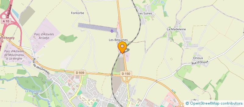 localisation de l'entreprise STEPP  SAINT-JEAN-D'ANGELY