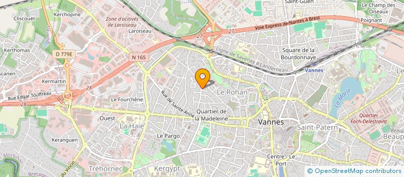 localisation de l'entreprise STEPPES à VANNES