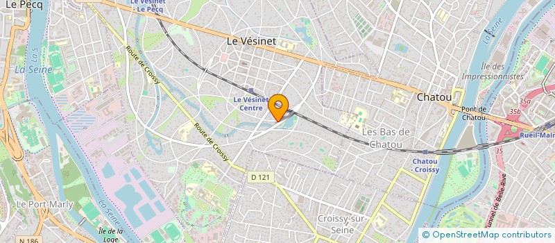 localisation de l'entreprise STEPPING STONES  LE VESINET