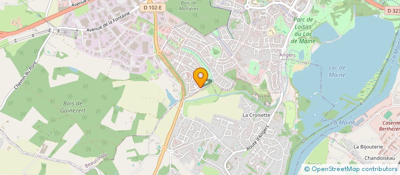 localisation de l'entreprise STEPPINGSTONE VR à ANGERS