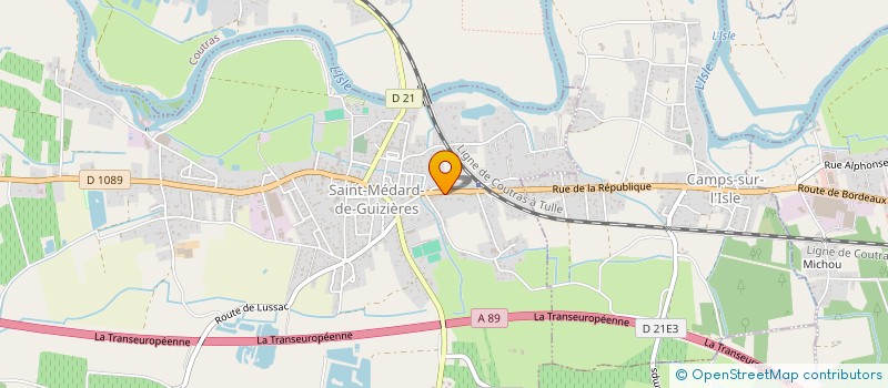 localisation de l'entreprise STEPRO  SAINT-MEDARD-DE-GUIZIERES