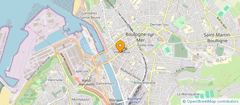 localisation de l'entreprise STEPWAY à BOULOGNE-SUR-MER
