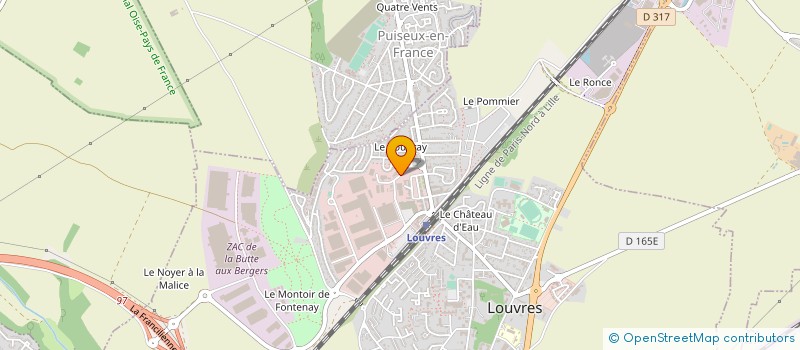 localisation de l'entreprise  STER   LOUVRES