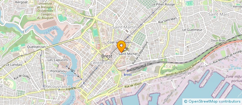 localisation de l'entreprise STER  BREST