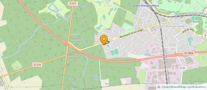 localisation de l'entreprise STER BAT  GRETZ-ARMAINVILLIERS