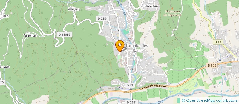 localisation de l'entreprise STER&MOTION  LAMALOU-LES-BAINS