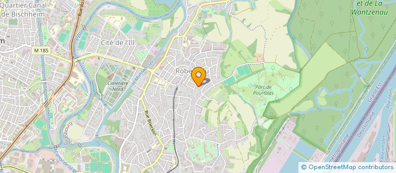 localisation de l'entreprise STERA  STRASBOURG