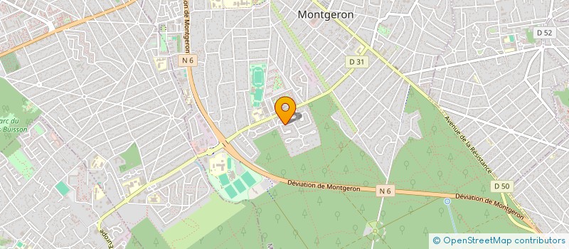 localisation de l'entreprise STERABA à MONTGERON