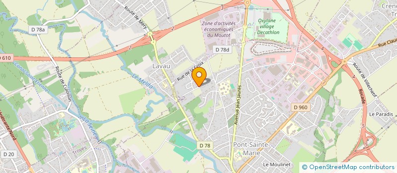 localisation de l'entreprise STERANO  PONT-SAINTE-MARIE