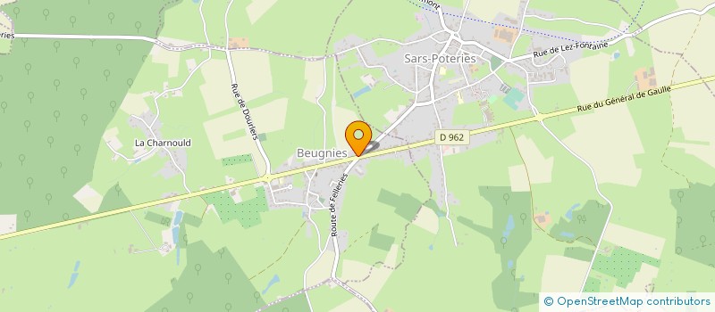 localisation de l'entreprise STERBOIS à BEUGNIES