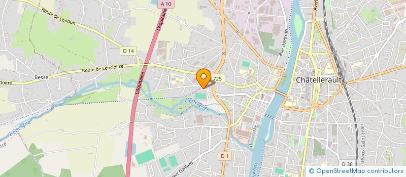 localisation de l'entreprise STERCO BATIMENT à CHATELLERAULT